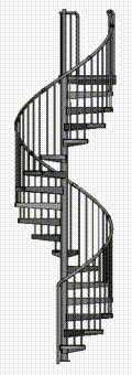 Vonkajšie točité schody - schodiská